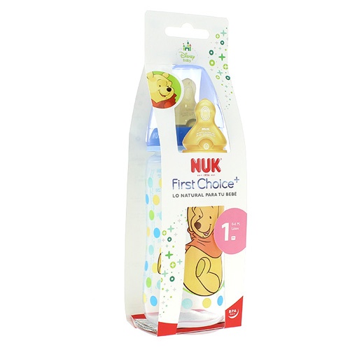 Biberon fc pp latex - nuk (1m 300 ml disney winnie)