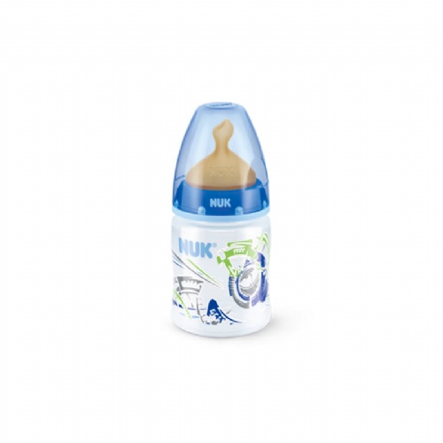 Biberon pp latex - nuk first choice (300 cc leche t-1 m)