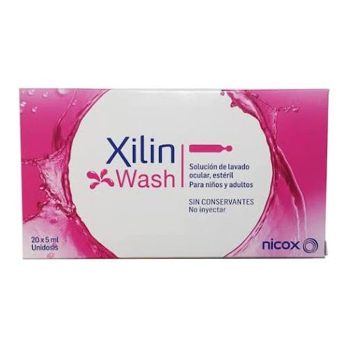 Xilin wash solucion lavado ocular esteril (5 ml 20 unidosis)