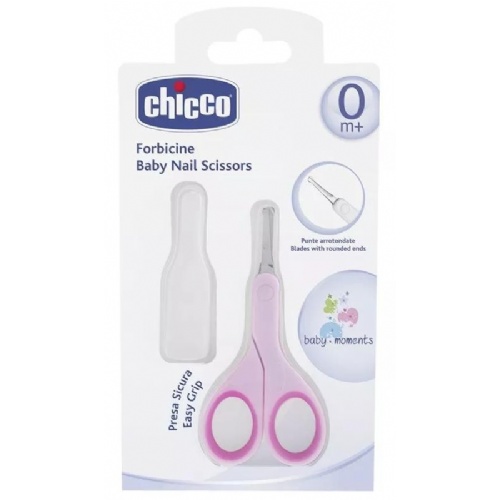 Chicco tijeras seguridad uñas (recien nacido rosa)