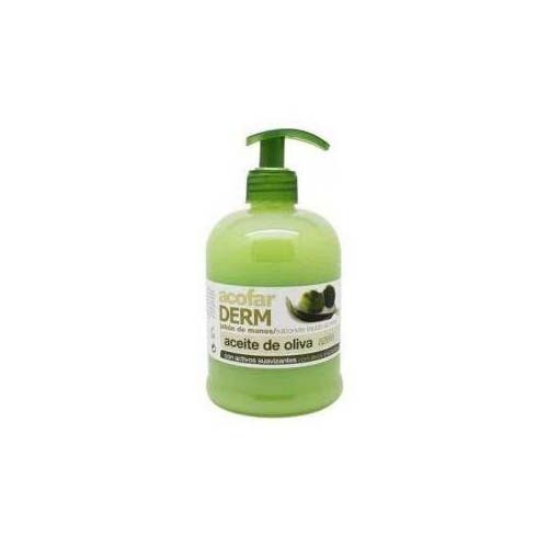 Acofarderm jabon de manos aceite de oliva (dosificador 500 ml)