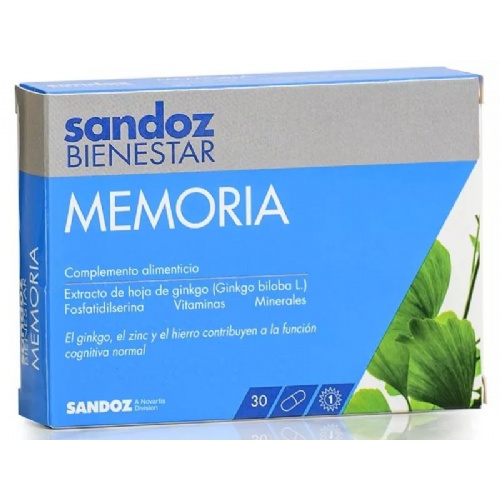 Sandoz bienestar memoria (30 capsulas)