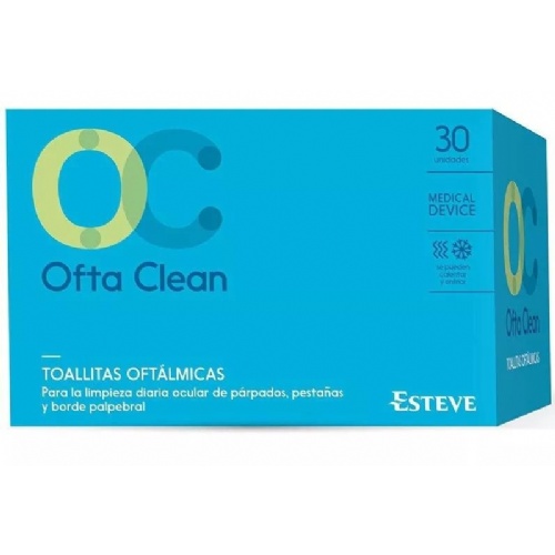 Oftaclean toallitas de un solo uso (30 toallitas)