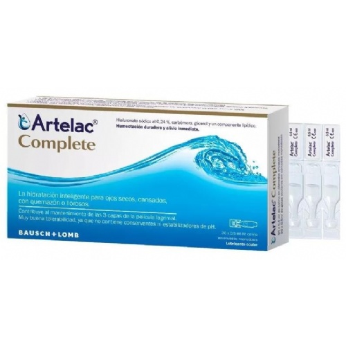 Artelac complete esteril gotas oculares (0.5 ml 30 monodosis)