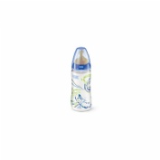 Biberon pp latex - nuk first choice (1m 300ml blue)