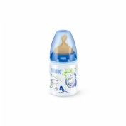 Biberon pp latex - nuk first choice (300 cc leche t-1 m)