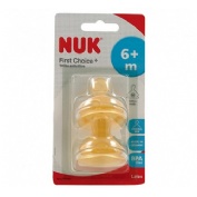 Tetina latex anticolico - nuk first choice (leche t-2 m 2 u)