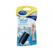 Dr scholl velvet smooth - lima electronica diamond crystals (2 u recambio)