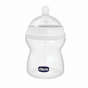 Biberon plastico pp t silicona - chicco step up 2 0% bisfenol boca ancha flujo normal (4 m+ 250 ml)