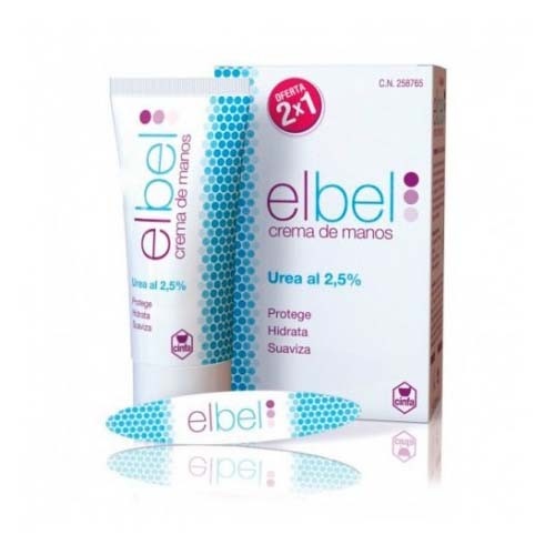 Elbel crema de manos (50 ml duplo 2 u)