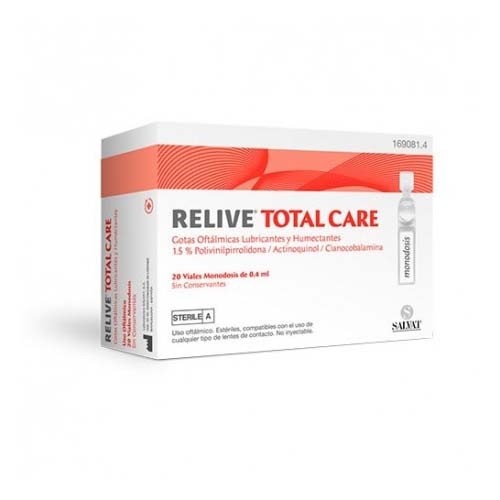 Relive total care gotas oftalmicas esteril (0.4 ml 20 monodosis)