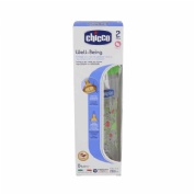 Biberon pp t caucho - chicco flujo medio (2m+ 250 ml unisex)